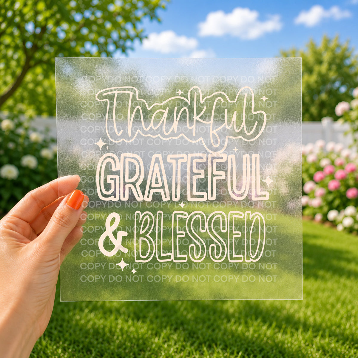 Thankful grateful * blessed