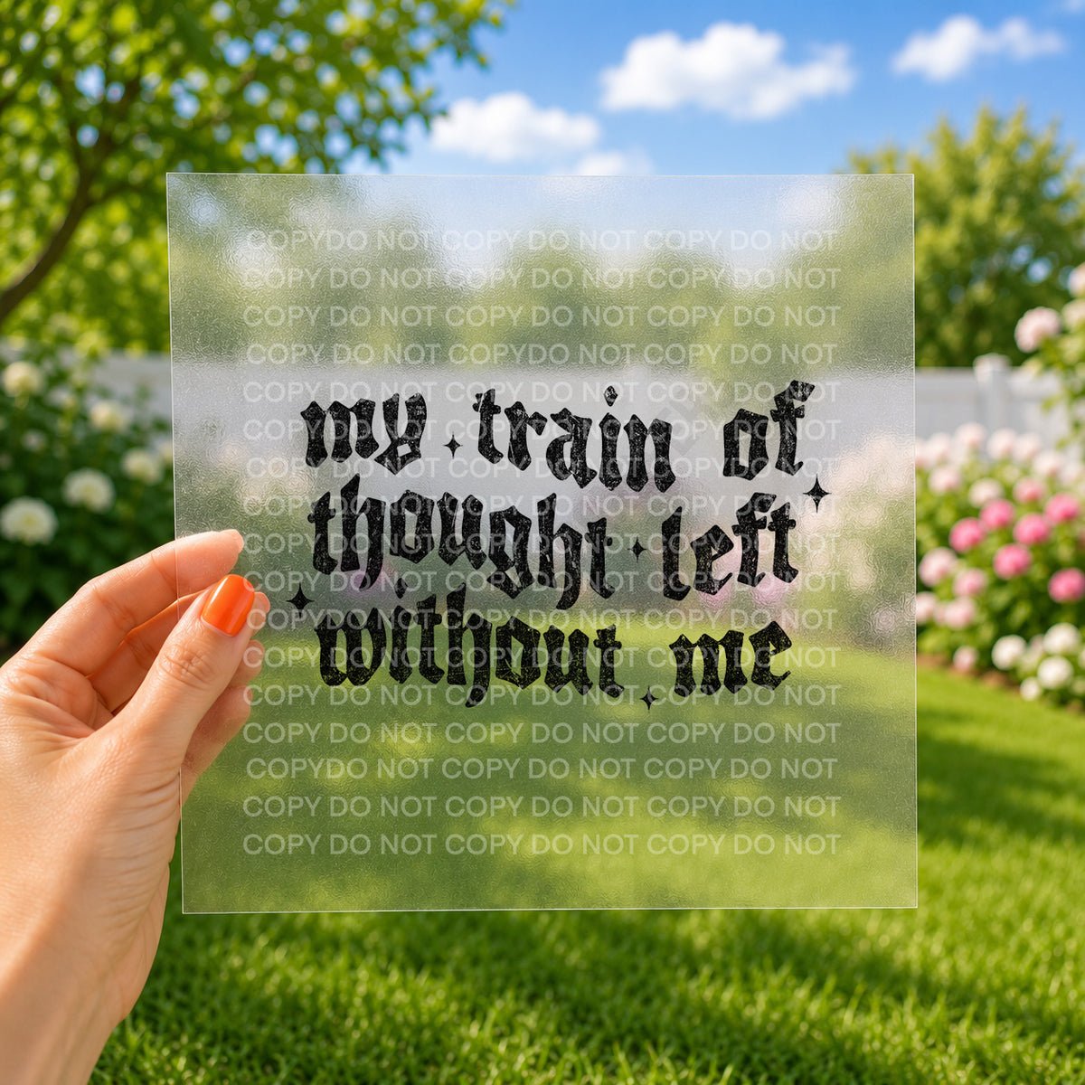 My train of thought left without me