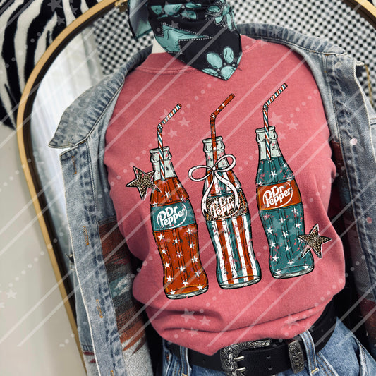 Dr pepper bottles