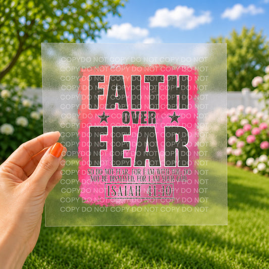 Faith over fear