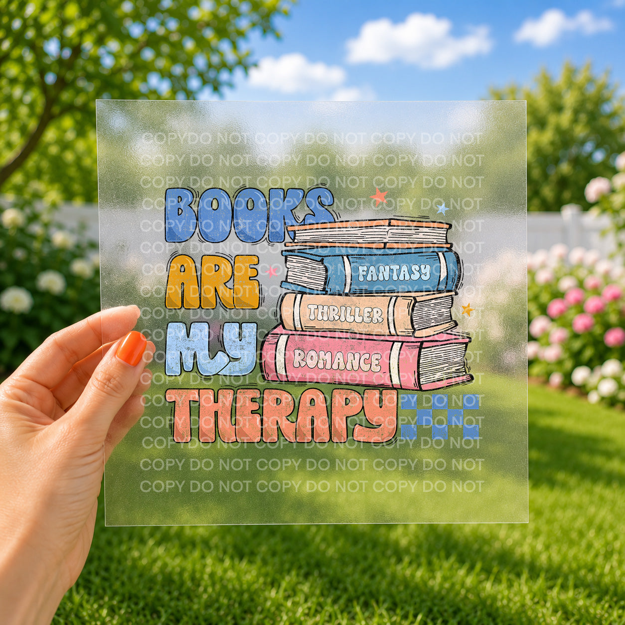 Books are my therapy