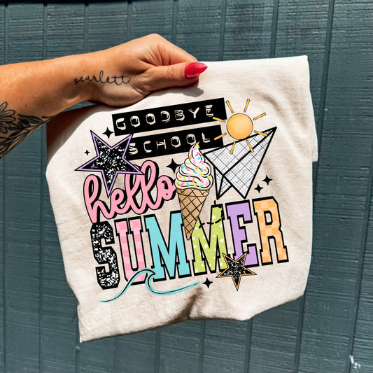 Goodbye school hello summer