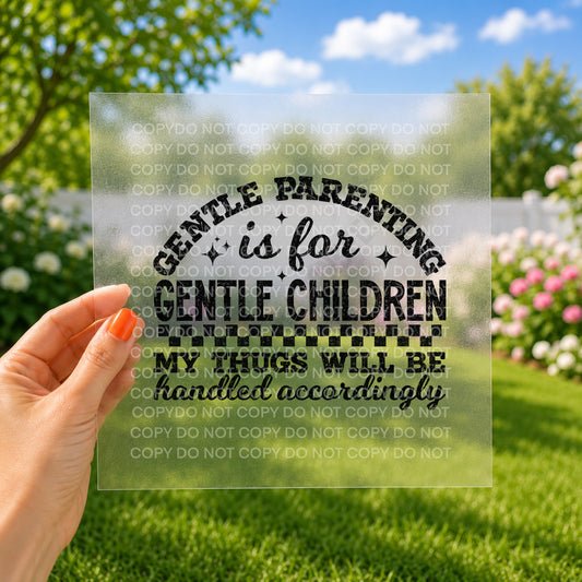Gentle parenting is for gentle children