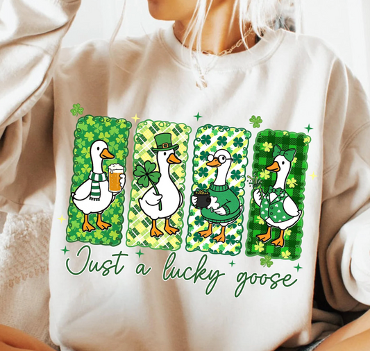 Just a lucky goose