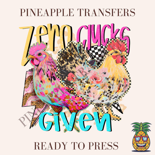 Zery clucks given