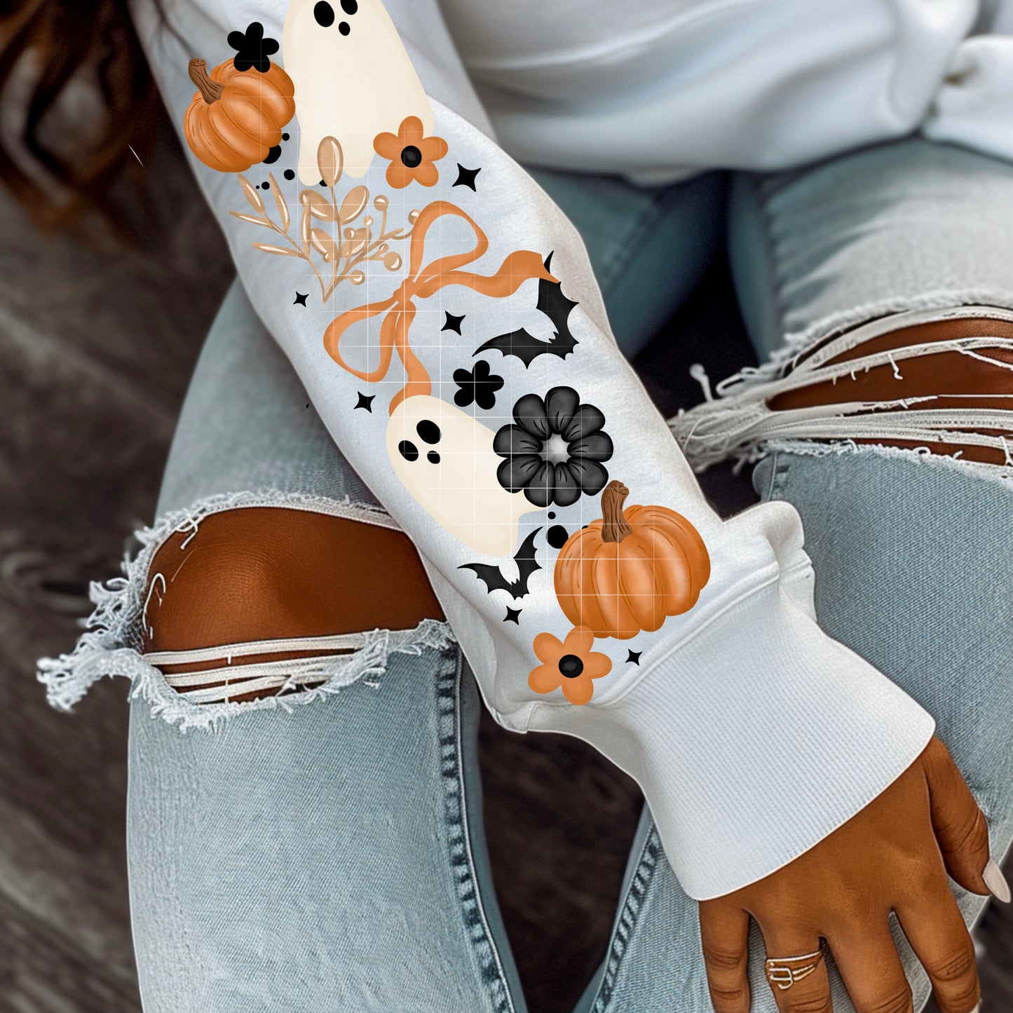 Ghosty detail sleeve