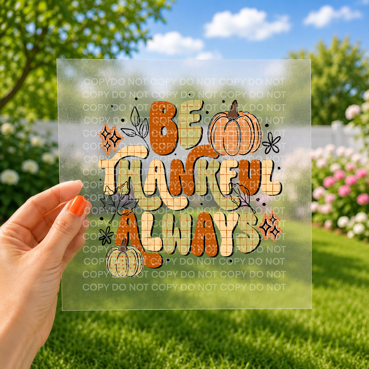 Be thankful always