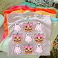Pumpkin and ghost collage