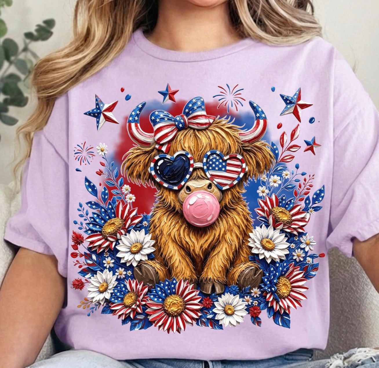 4th of July cow