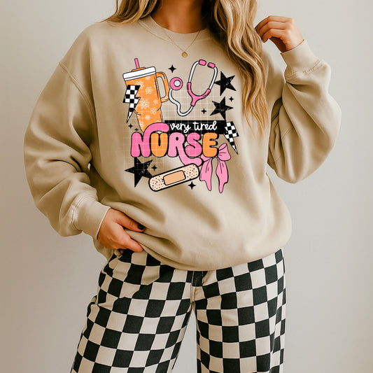 Very tired nurse