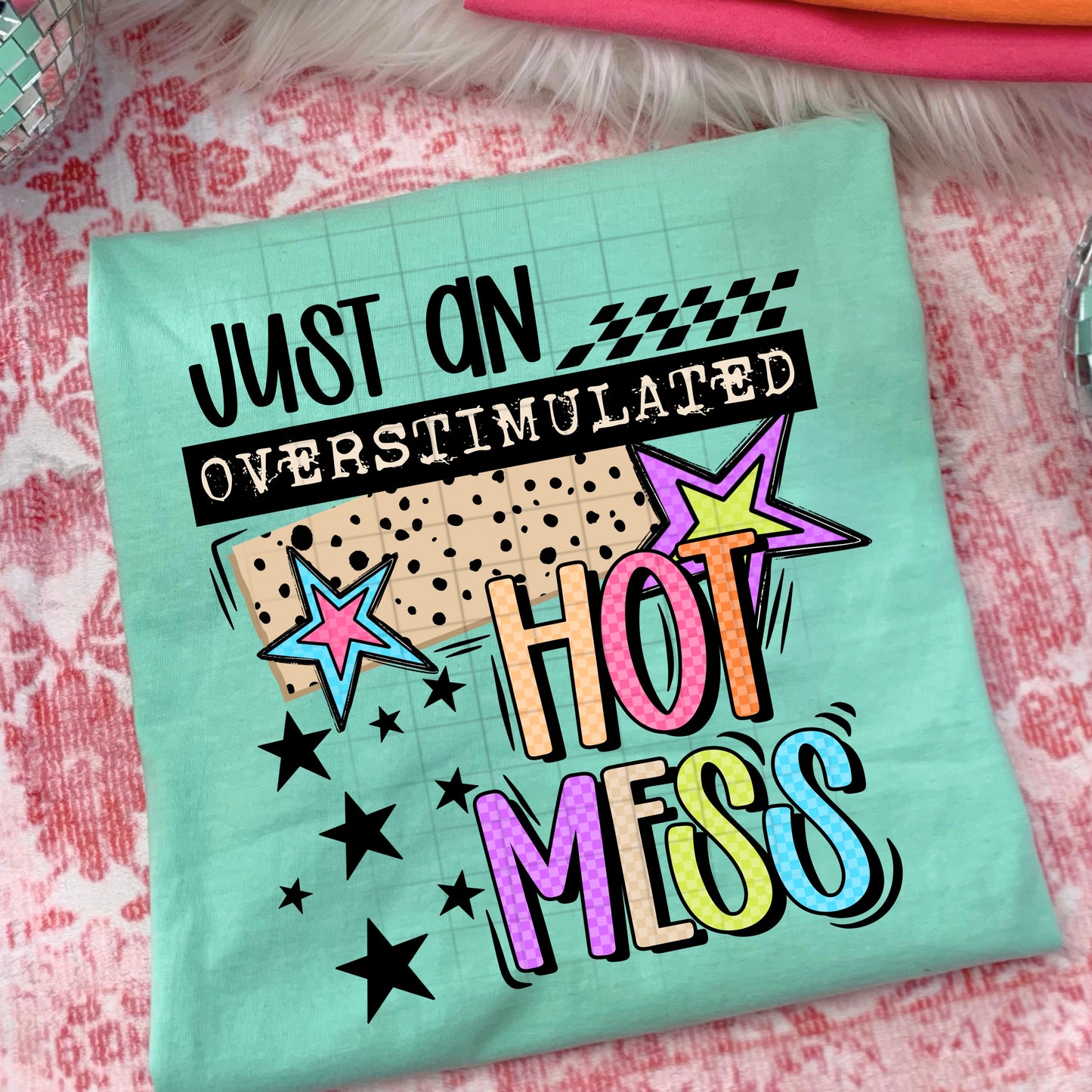 Just an overstimulated hot mess