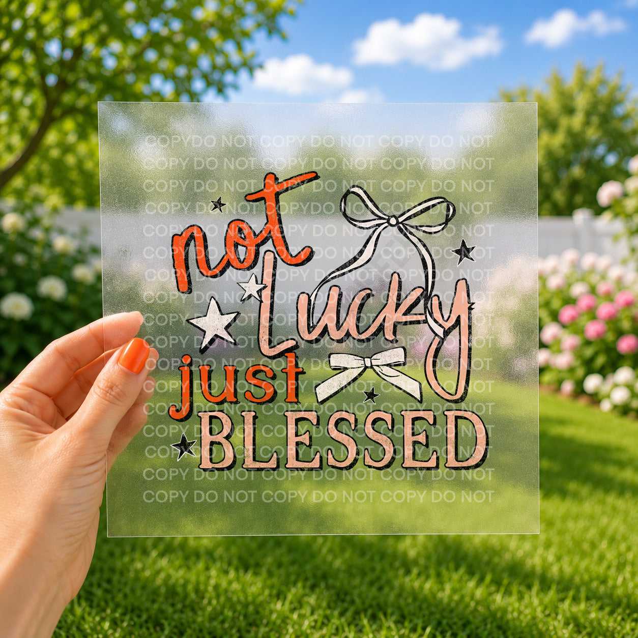 Not lucky just blessed