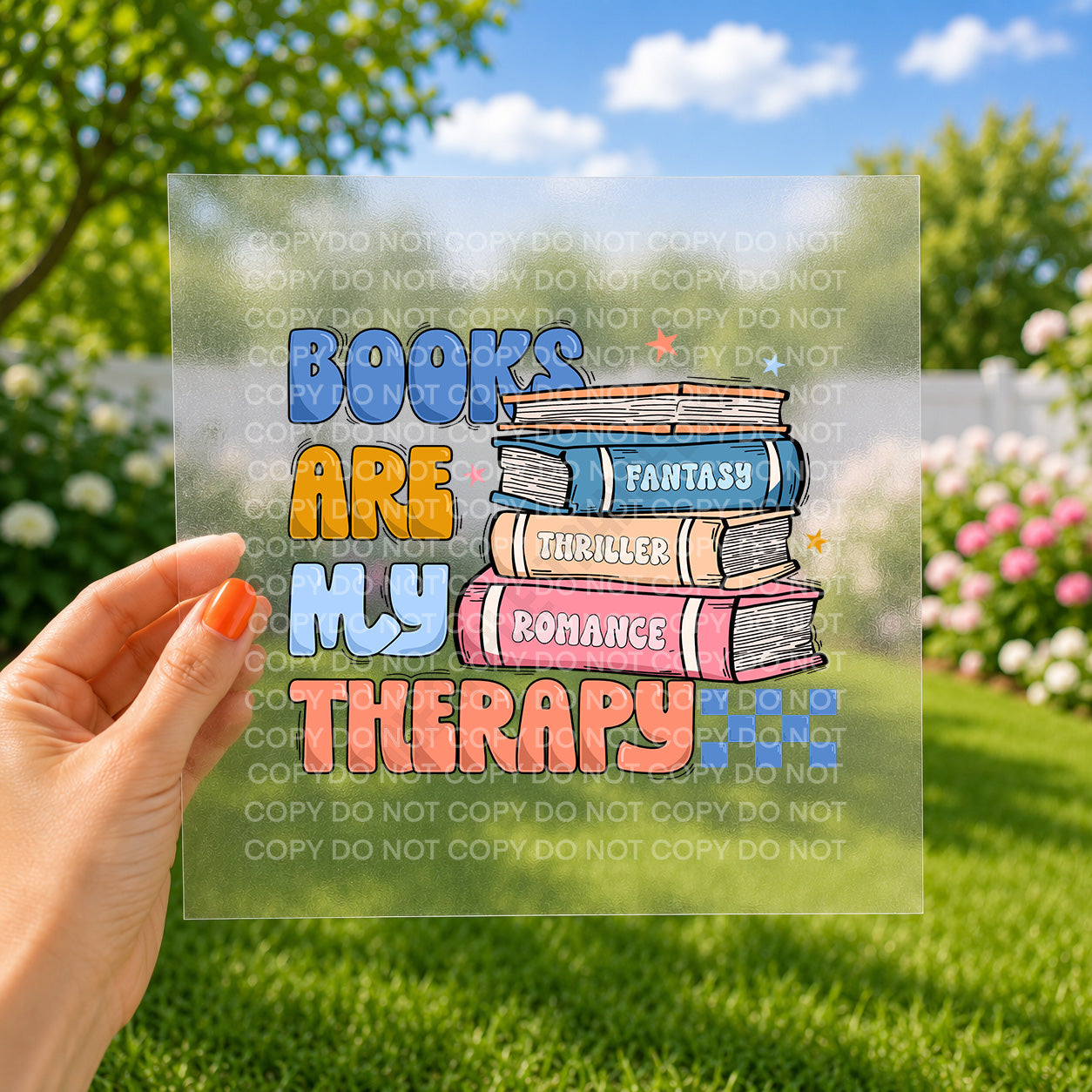 Books are my therapy