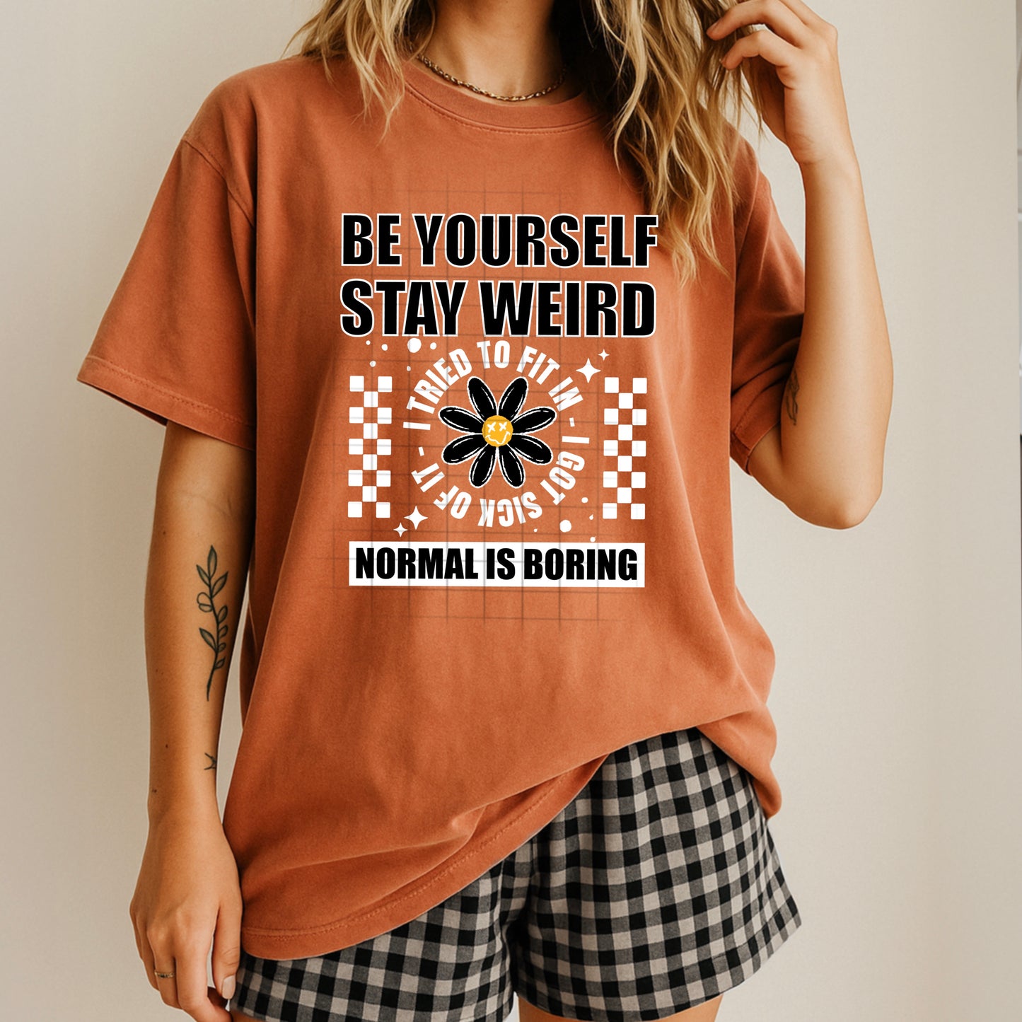 Be yourself, stay weird