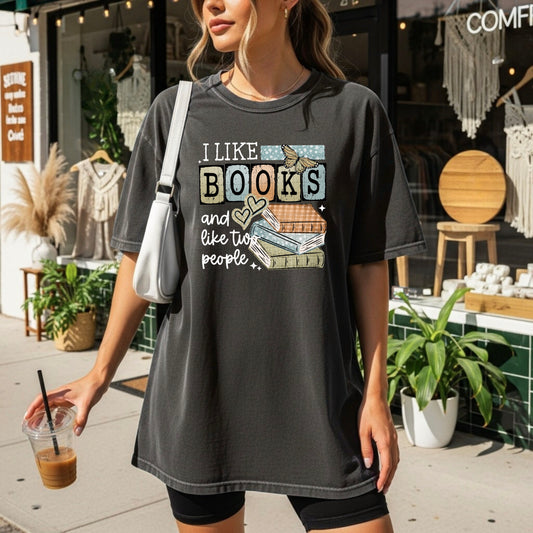 I like books and like two people