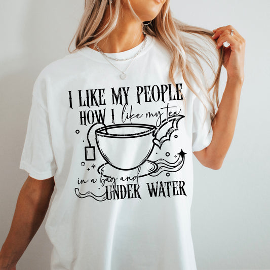 I like my people how I like my tea (black)