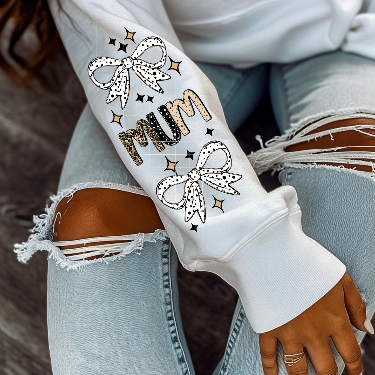 Mum sleeve print (comes with 2!)