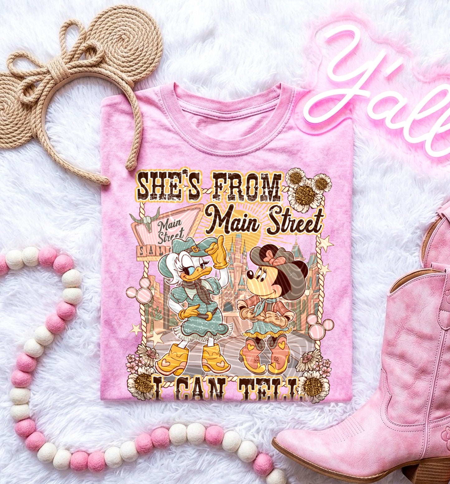 She's from main street