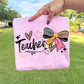 Teacher with bow