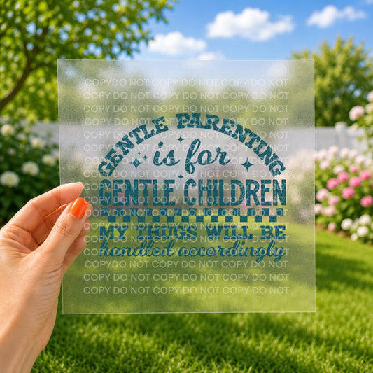 Gentle parenting is for gentle children