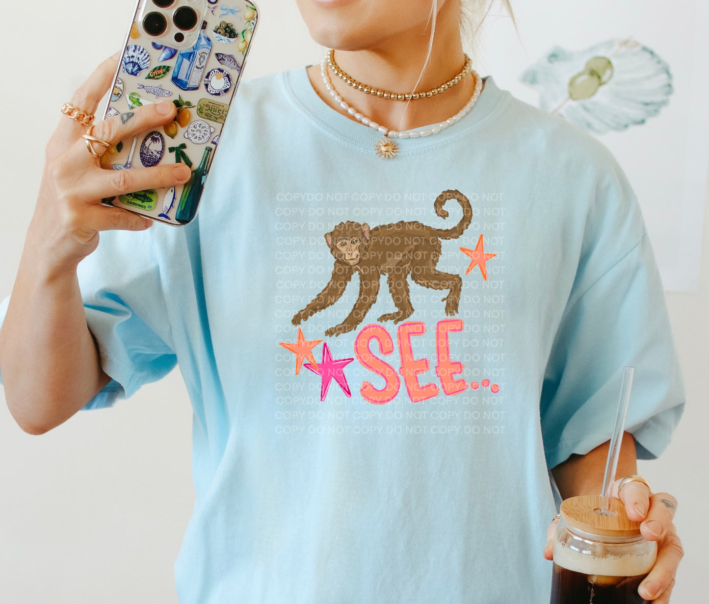 Monkey see (girl)