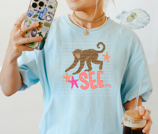 Monkey see (girl)