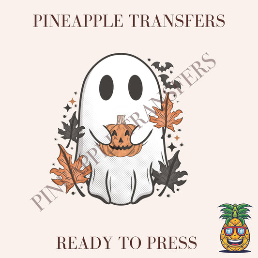 Ghostie with pumpkin