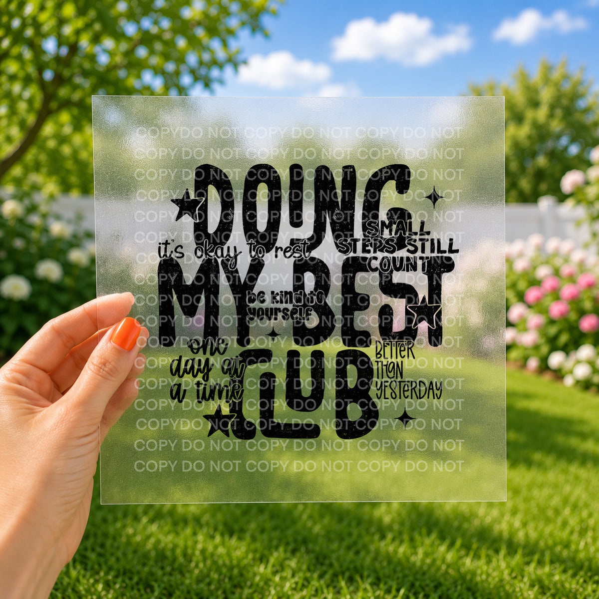 Doing my best club