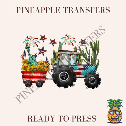 4th of July tractor