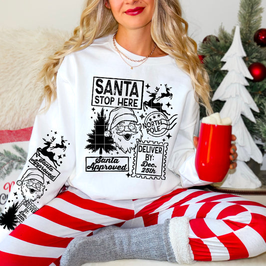 Santa stop here