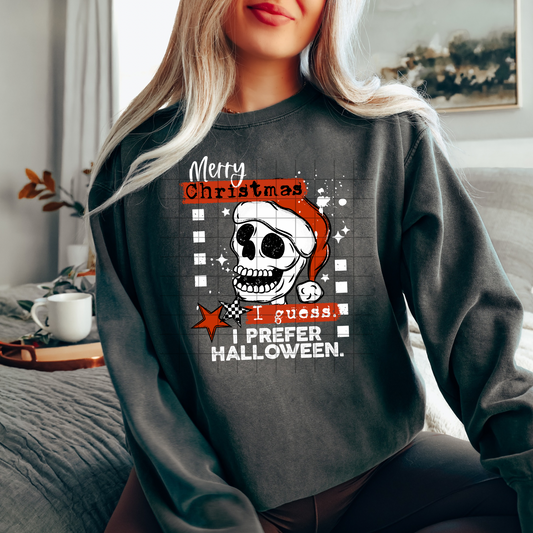 Merry Christmas I guess I prefer halloween