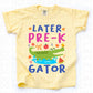 Later pre-k gator (pink) (9.5")