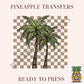 Palm trees checkered