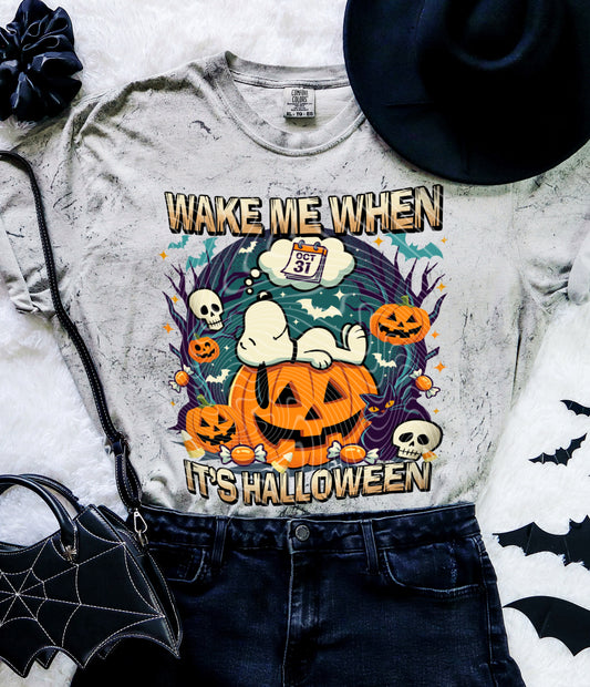 Wake me up when it's Halloween