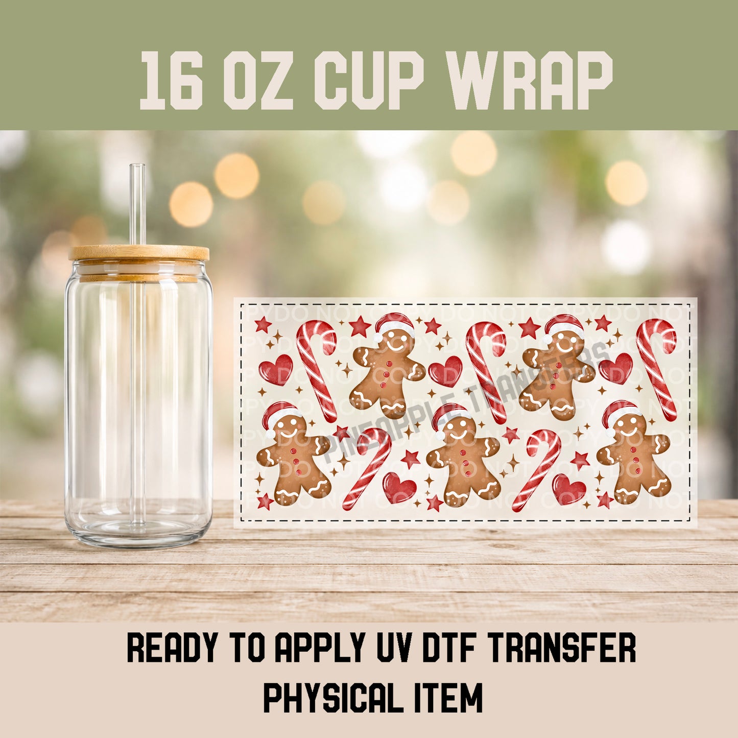 Gingerbread and candy cane