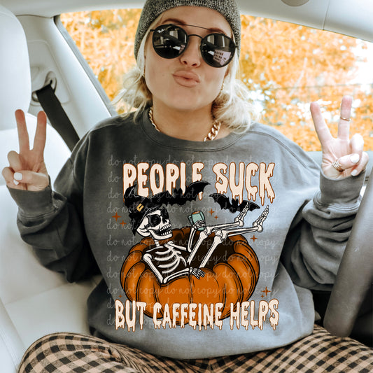 People suck but caffeine helps