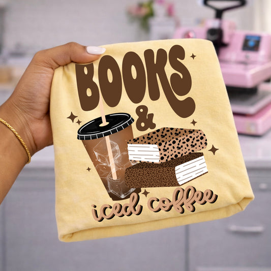 Books & Iced coffee