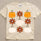 Pumpkin and flower collage