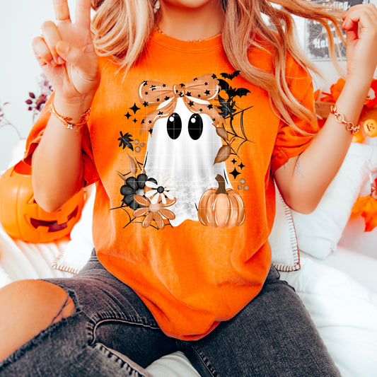 Ghostie with pumpkins