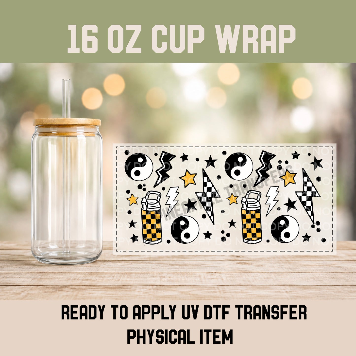 Checkered coffee cups