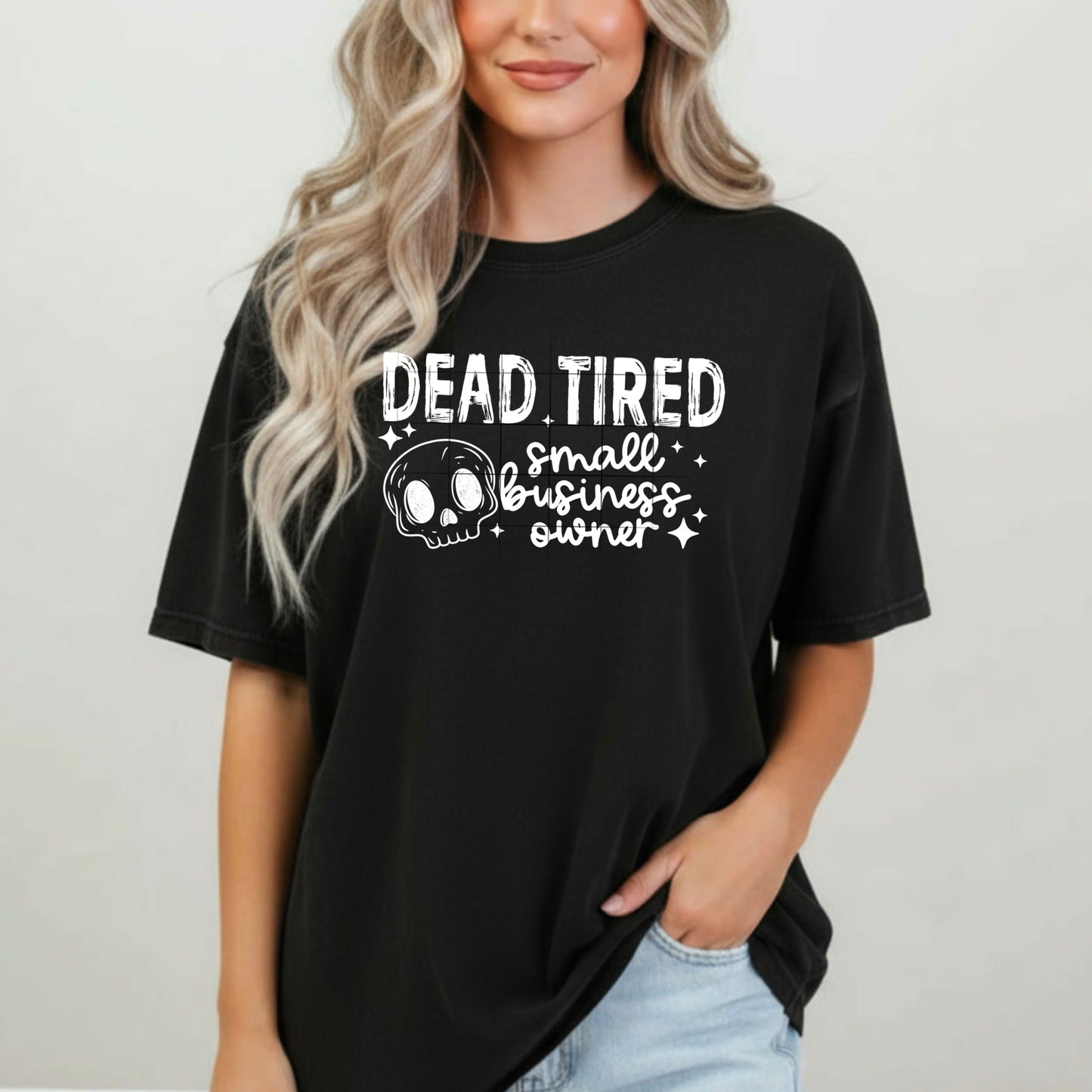 Dead tired small business owner