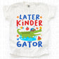 Later kinder gator (red) (9.5")