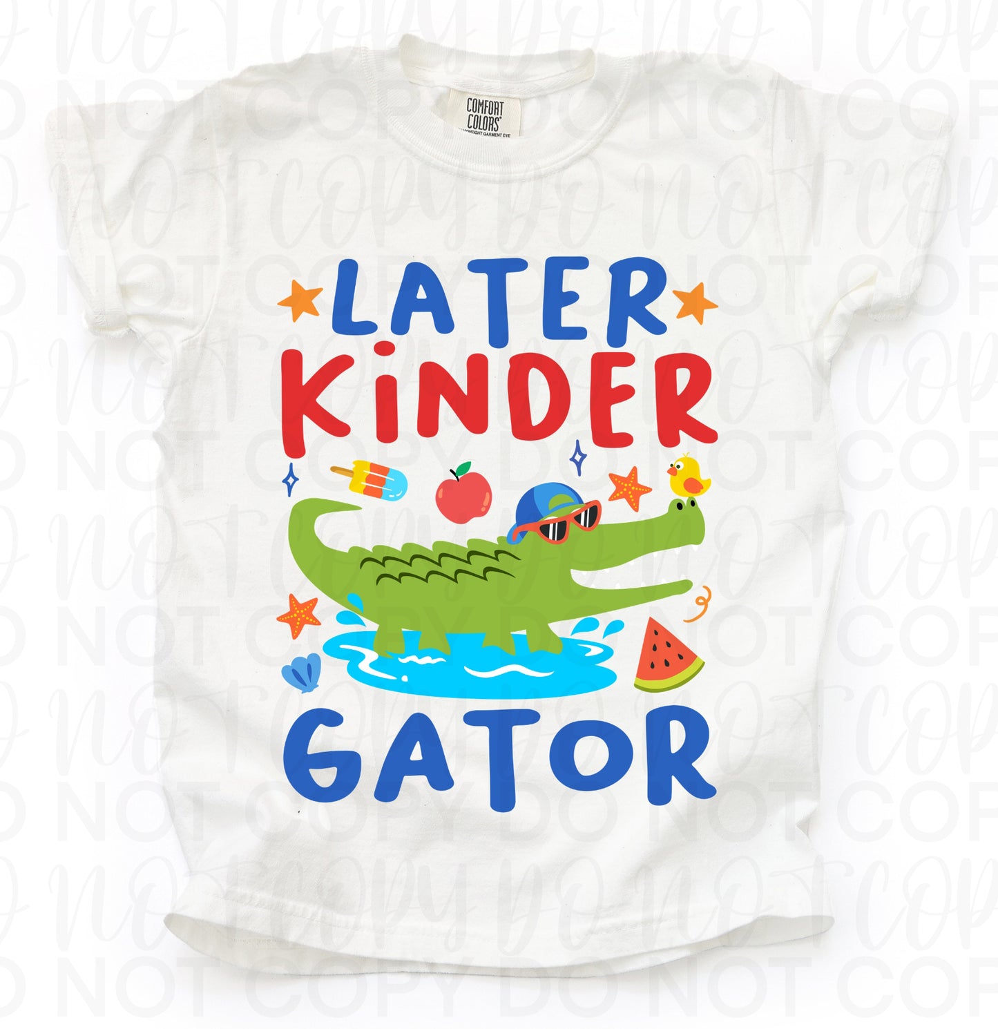 Later kinder gator (red) (9.5")