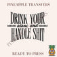 Drink your alani and handle shit