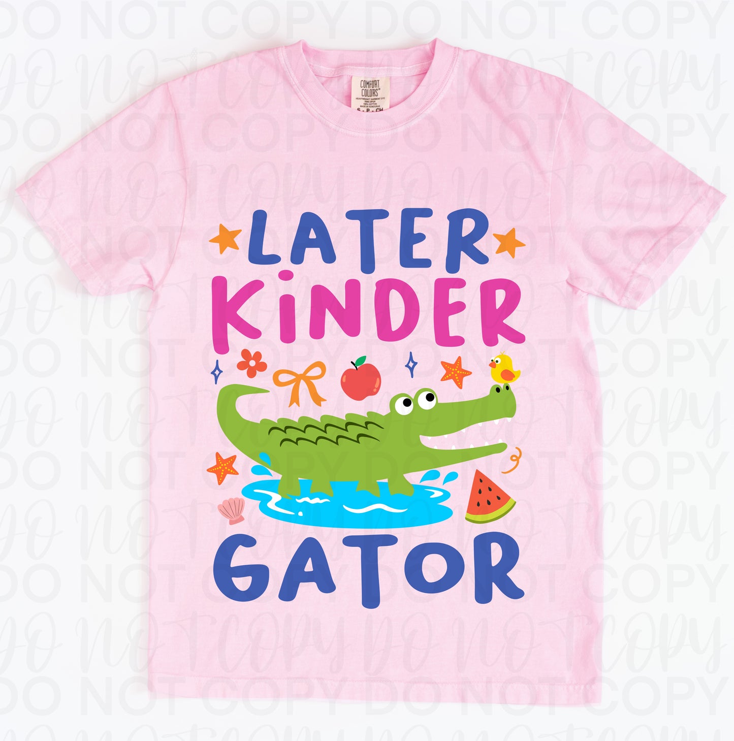 Later kinder gator (pink) (9.5")