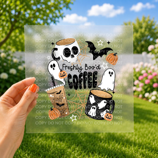 Freshly boo'd coffee