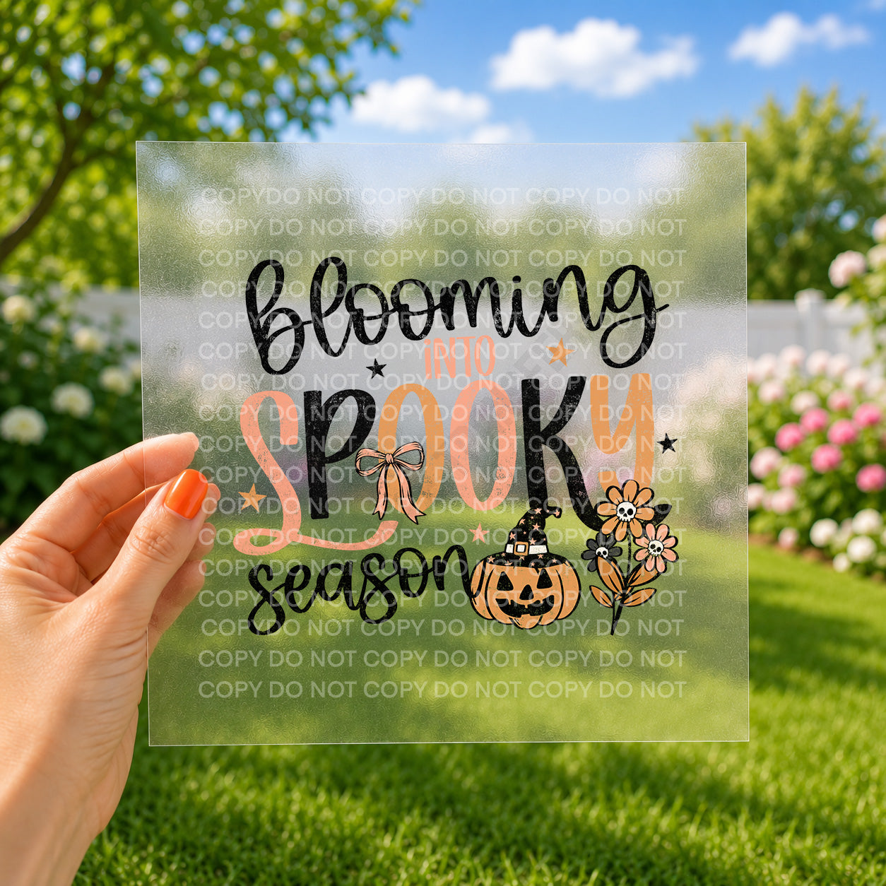 Blooming into spooky season