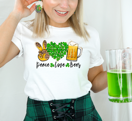 Peace love beer